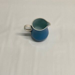 Vintage MCM Mikasa Cera Stone Creamer Japan Blue D1500.